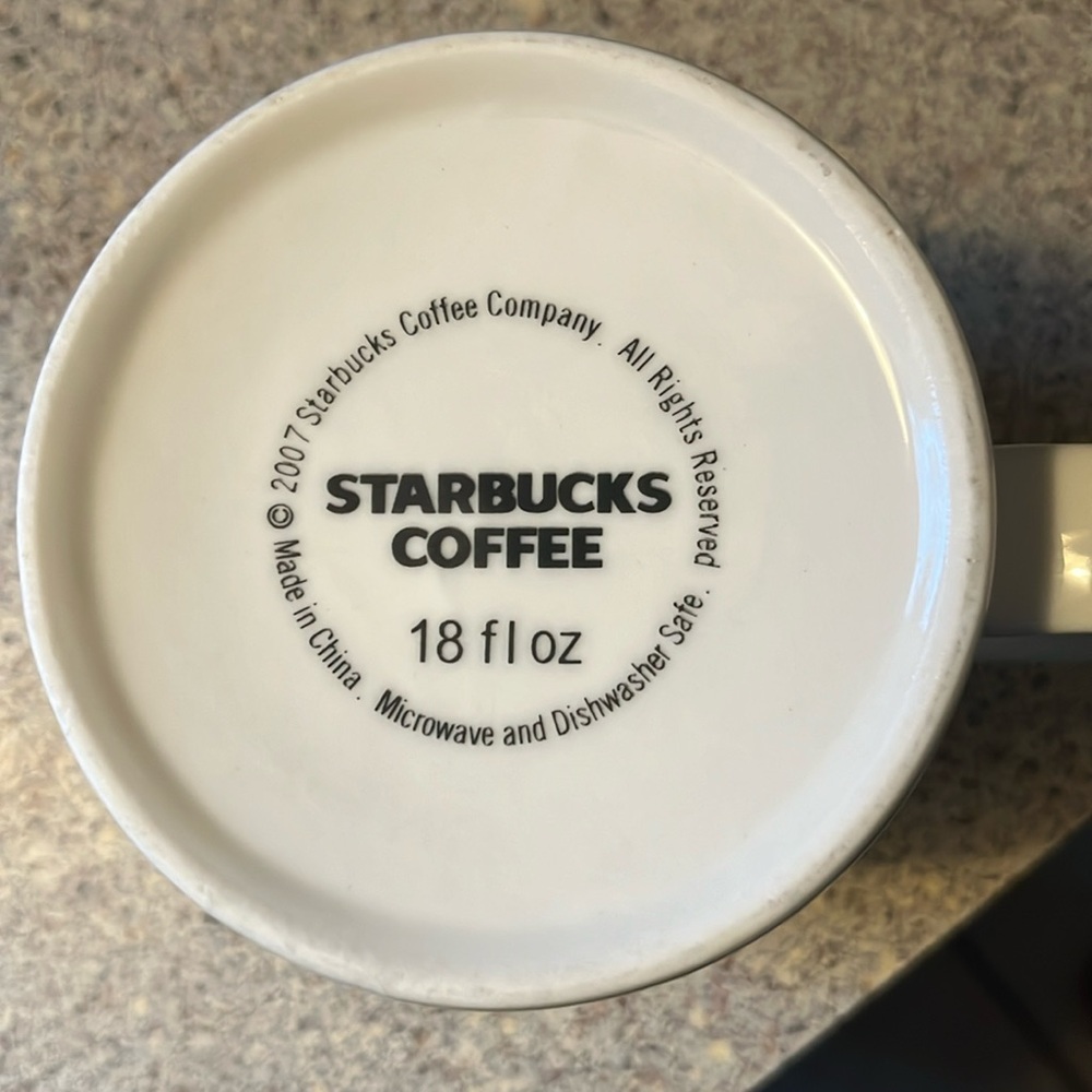 STARBUCKS Los Angeles Architecture Series 2007 Coffee Mug Cup 18 oz - Picture 4 of 9